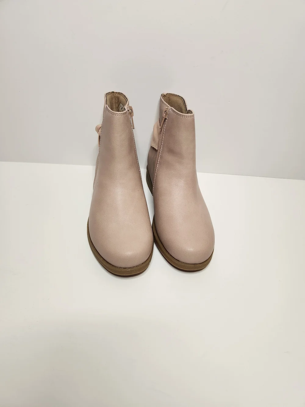 Rachel Shoes Pink Bow Ankle Boots for Kids